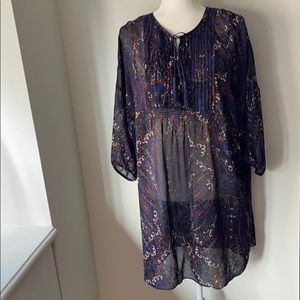 Joie Silk printed tunic dress